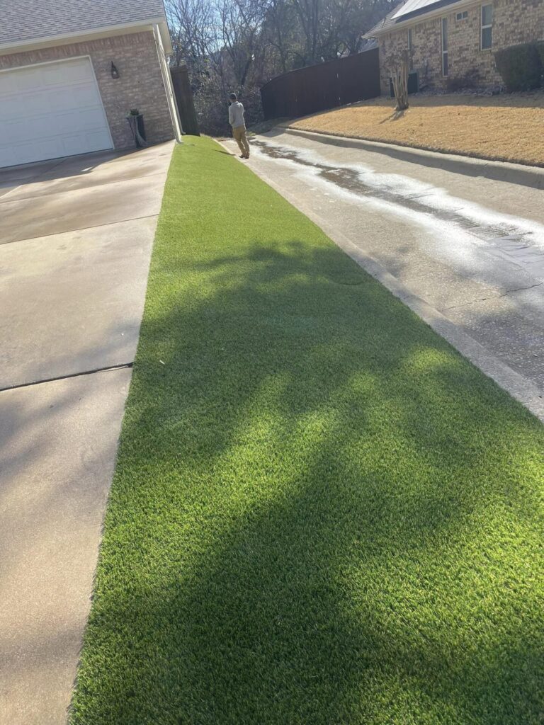 Parkway Lawn Turf installed in Highland Village, TX