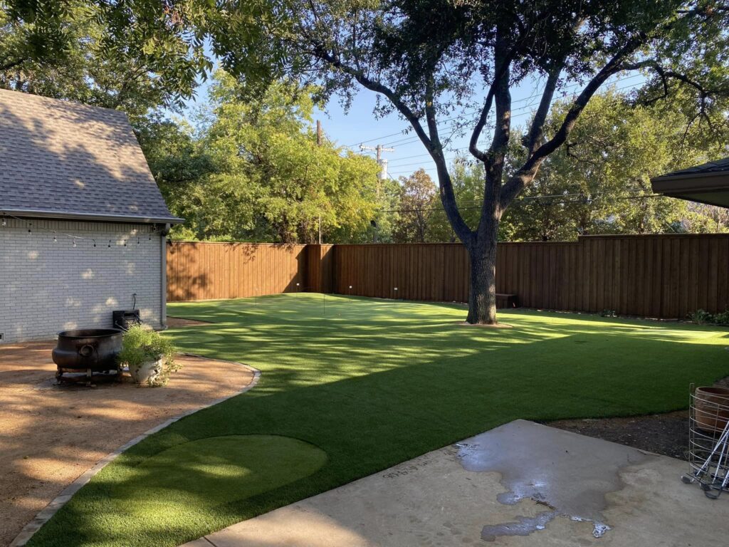 After picture of Pro Series Synthetic Turf, Tee Box & Putting Green in Flower Mound TX