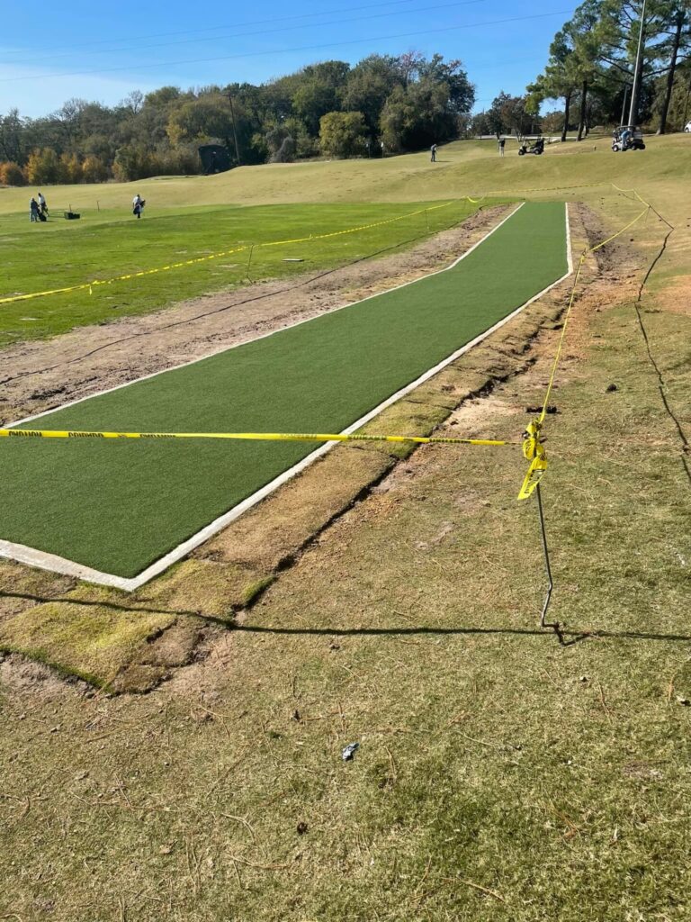 T line at Grapevine Municipal Golf Course